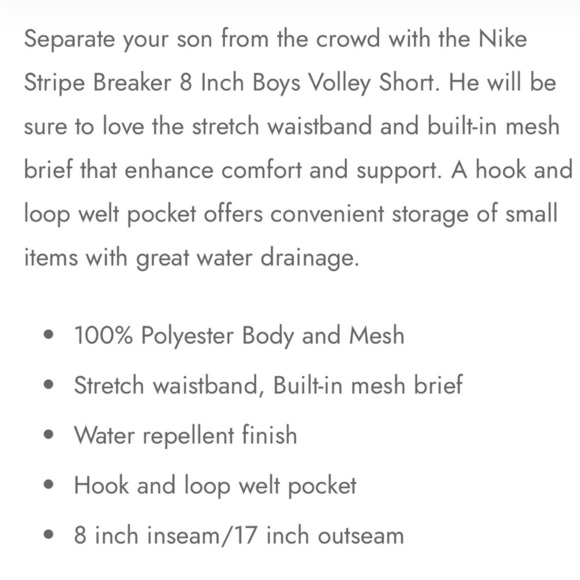 Nike multicolor stripe breaker mesh lined 8” volley swim shorts - Picture 11 of 11